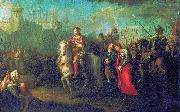 Grigoriy Ugryumov Alexander Nevsky in Pskov, after they victory over the Germans oil painting picture wholesale